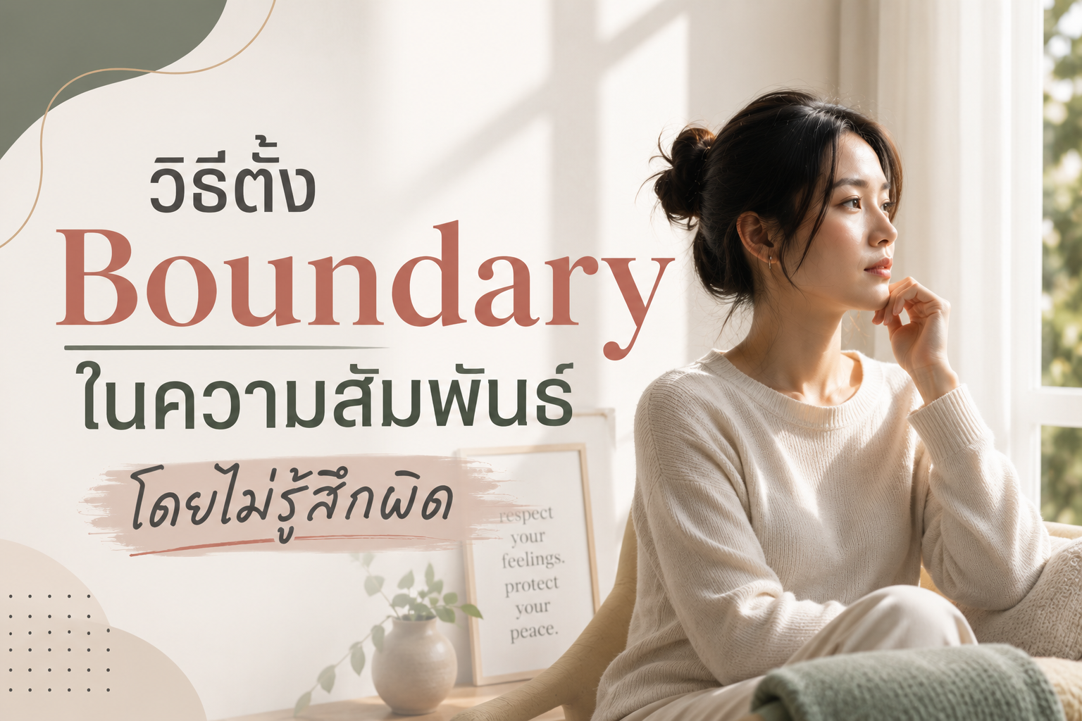 วิธีตั้งขอบเขตในความสัมพันธ์ โดยไม่รู้สึกผิด