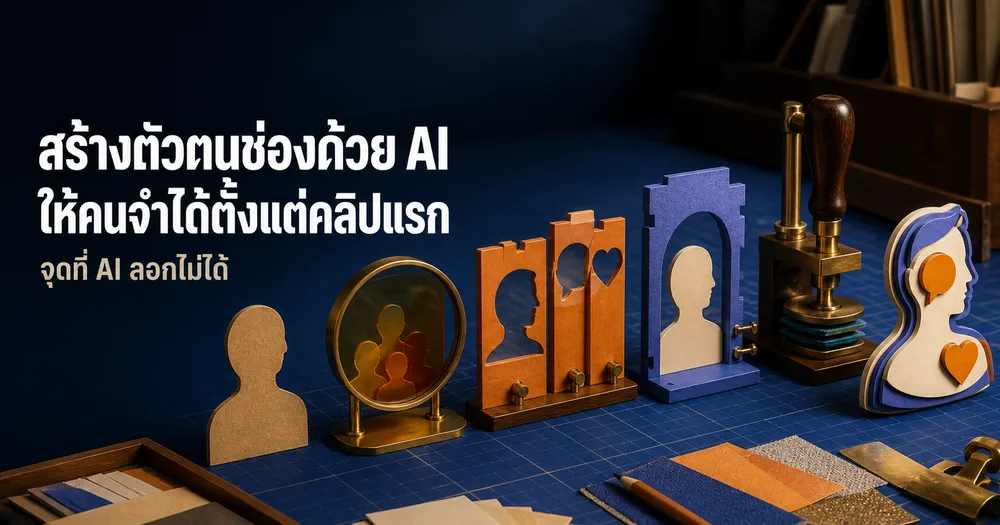 สร้างตัวตนช่อง (Character) ด้วย AI ให้คนจำได้ตั้งแต่คลิปแรก