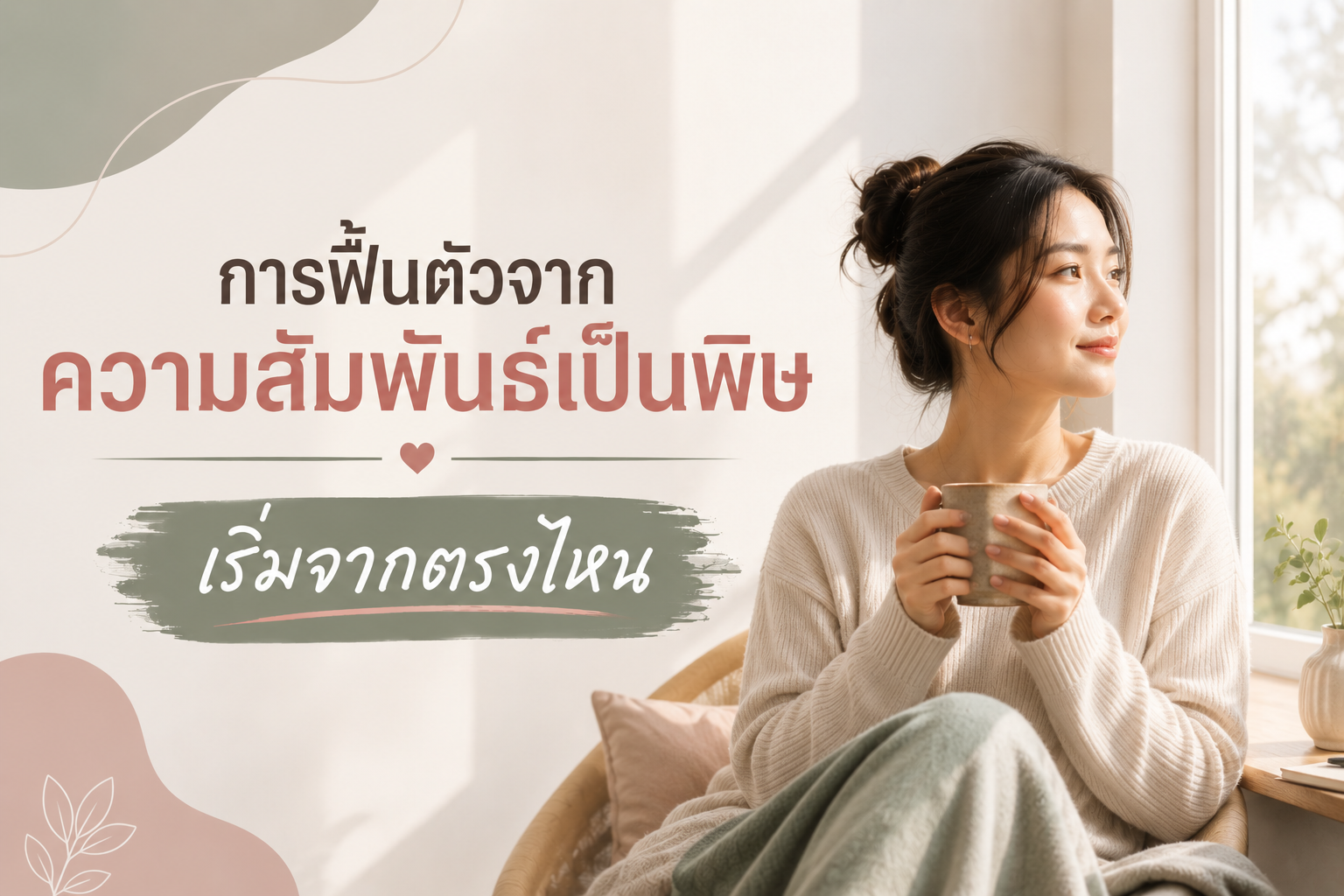 วิธีฟื้นตัวจากความสัมพันธ์เป็นพิษ เริ่มจากตรงไหน
