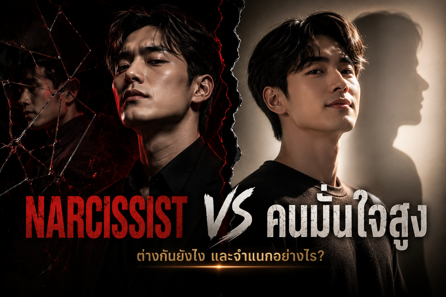 คนหลงตัวเองกับคนมั่นใจสูง ต่างกันยังไง และจำแนกอย่างไร