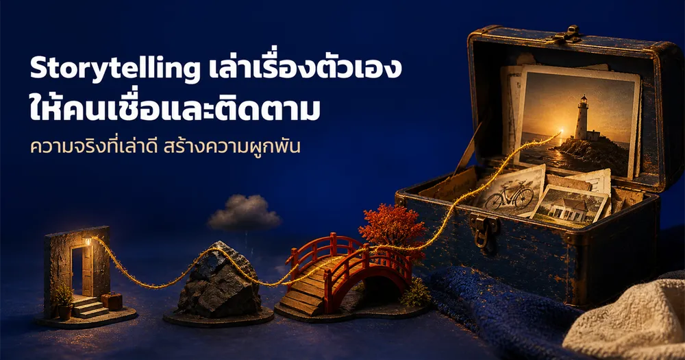 Storytelling เล่าเรื่องตัวเองให้คนเชื่อและกดติดตาม (ฉบับคนทำช่องด้วย AI)