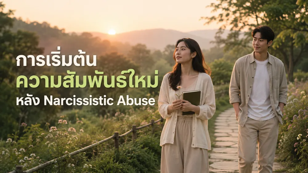 การเริ่มต้นความสัมพันธ์ใหม่หลัง Narcissistic Abuse