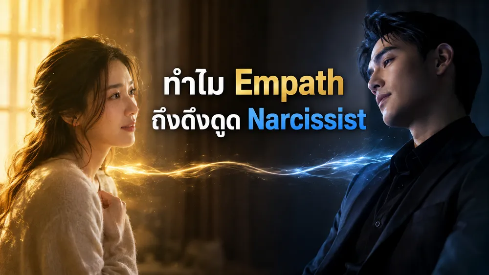 ทำไม Empath ถึงดึงดูด Narcissist?