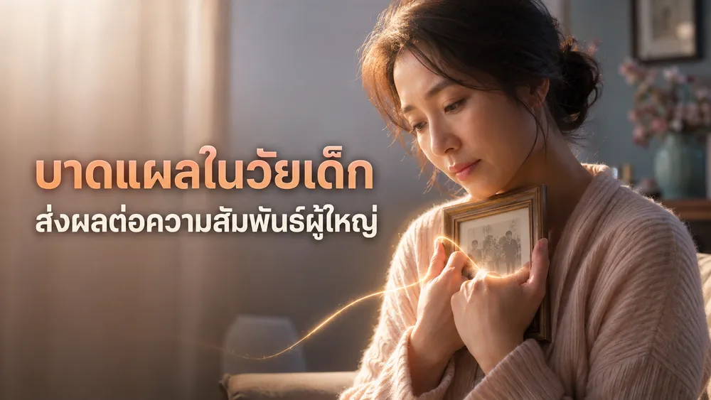 บาดแผลในวัยเด็กส่งผลต่อความสัมพันธ์ผู้ใหญ่อย่างไร?